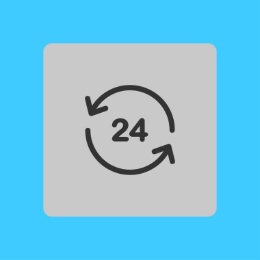 Saat bir gün simgesini açın..