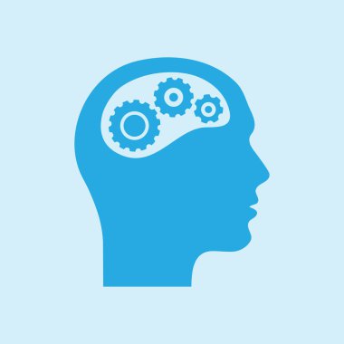 Beyin simgesi simgesi.