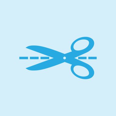 Makas işareti simgesi.