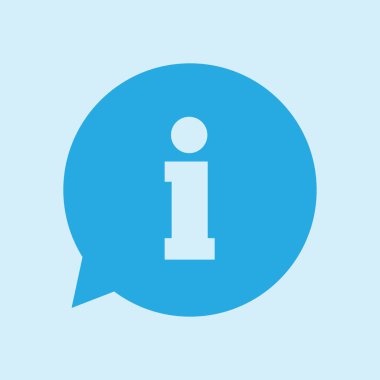 bilgi işareti simgesi.