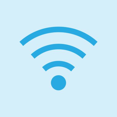 WiFi işareti simgesi.