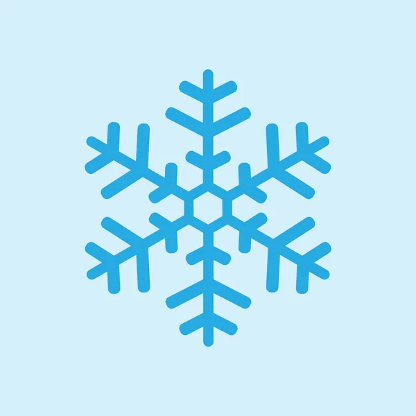 Copo de nieve signo icono . — Vector de stock