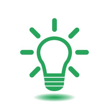 ampul işareti simgesi.