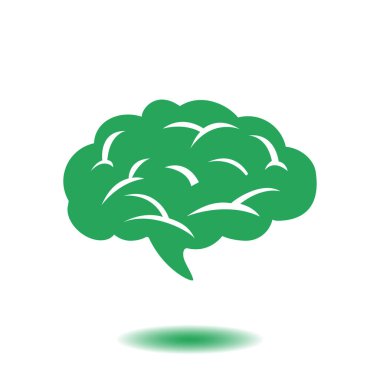 Beyin simgesi simgesi.