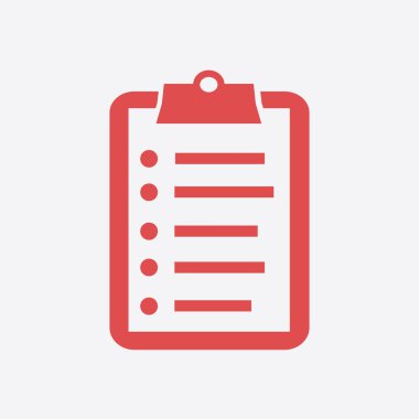 onay listesi sembolü.