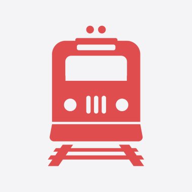 Tren işareti simgesi.