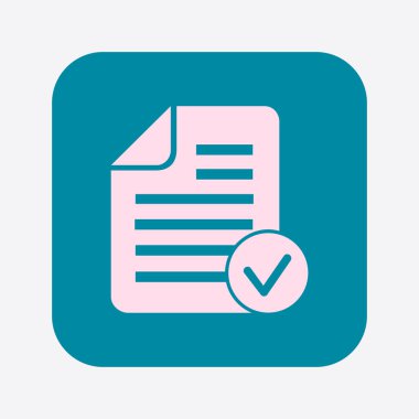 Belge işareti simgesi.