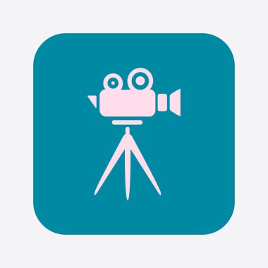 Sinema kamera simgesi.