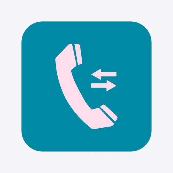 Telefon skylt symbol — Stock vektor