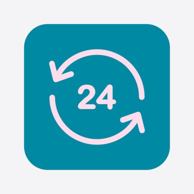 Saat bir gün simgesini açın..