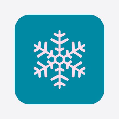 Kar tanesi işareti simgesi.