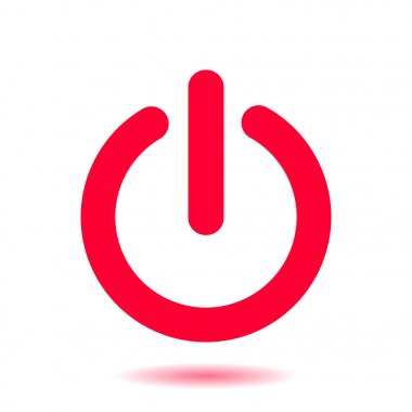 Güç işareti simgesi.