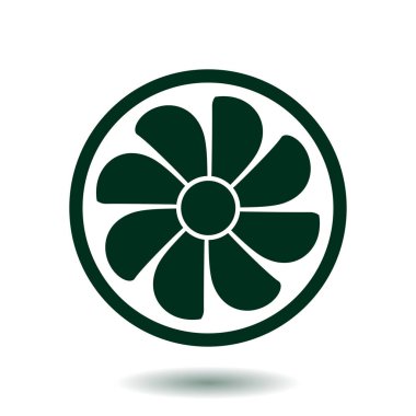 Havalandırma işareti simgesi.