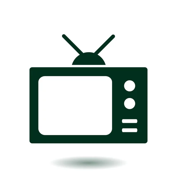 Ikona televizního. — Stock fotografie