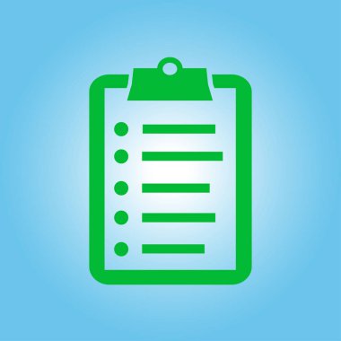 onay listesi sembolü.