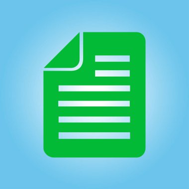 Belge işareti simgesi.