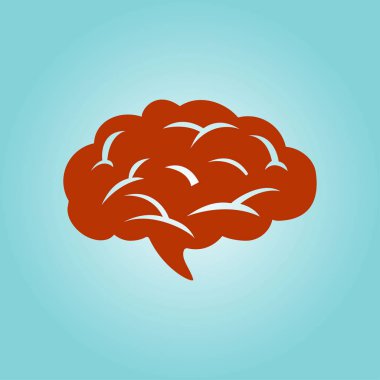 Beyin simgesi simgesi.