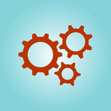 Simge vites. Düz stil.