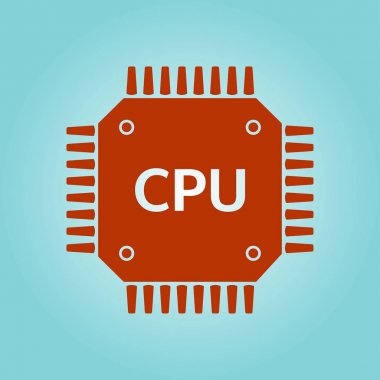 Mikroçip işareti simgesi.