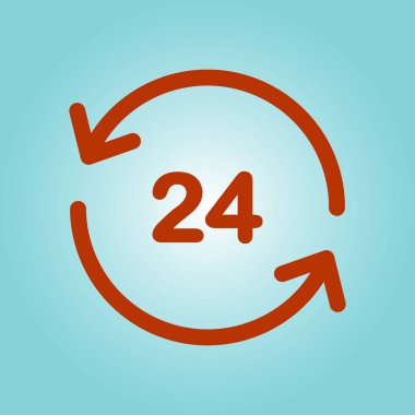 Saat bir gün simgesini açın..