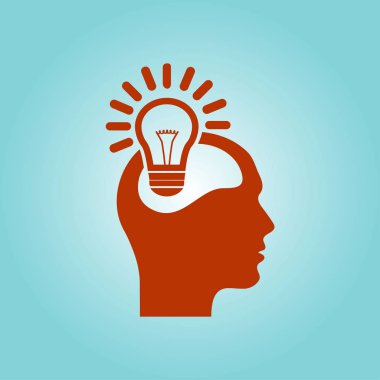 Ampul insan simgesi.