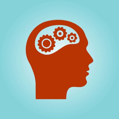 Beyin simgesi simgesi.