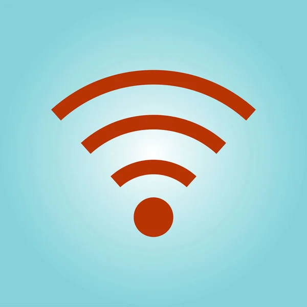 Signo Wifi símbolo . — Vector de stock