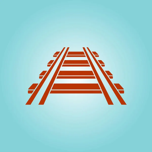 Symbol znaku kolejowe. — Wektor stockowy