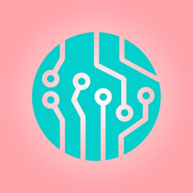 Mikroçip işareti simgesi.