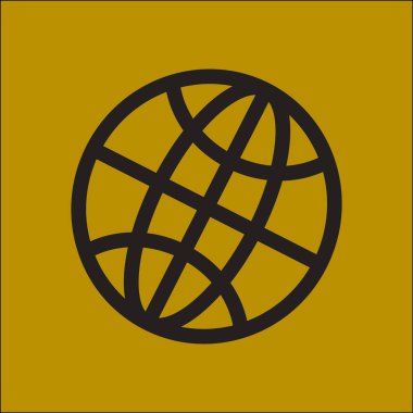 Küre işareti simgesi.