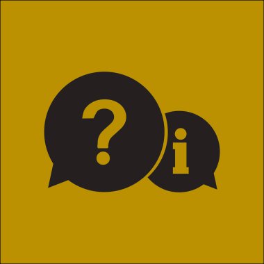 ünlem işareti ve soru mesajları.