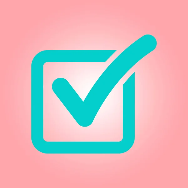 Check box icon. — Stock Vector