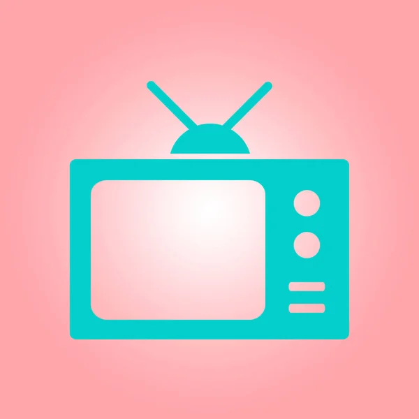 Значок телевізор . — стоковий вектор