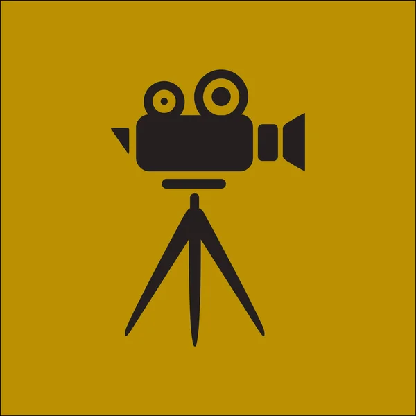 Biograf kamera symbol . – Stock-vektor