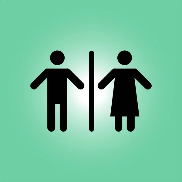 Символом знак туалет . — стоковий вектор