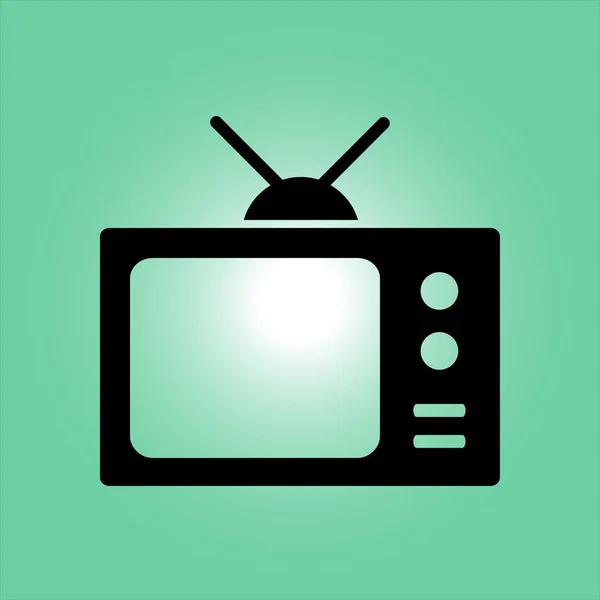 Icono de la televisión . — Archivo Imágenes Vectoriales