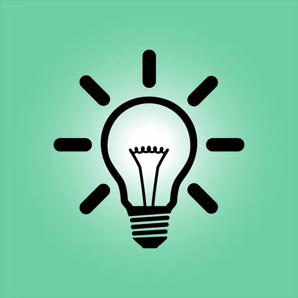 Fénycsöves vészvilágító lámpatest ikon. — Stock Vector