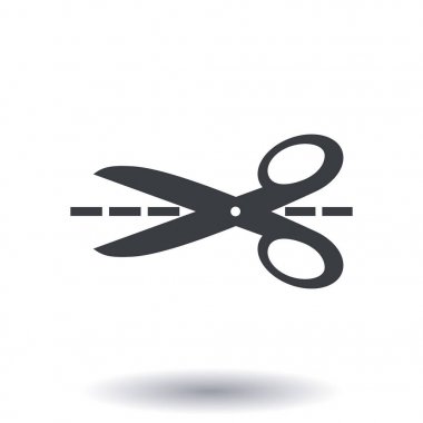 Makas işareti simgesi.