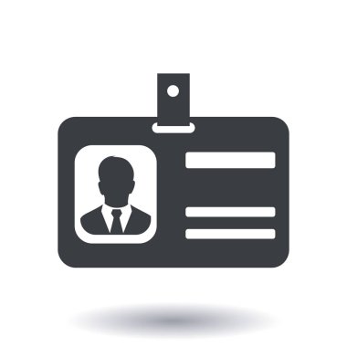 Kimlik kartı sembolü.