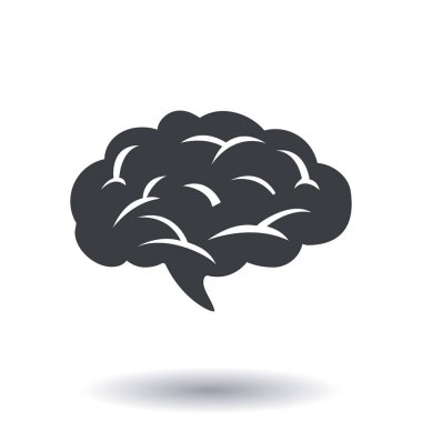 Beyin simgesi simgesi.