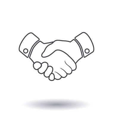 El sıkışma işareti simgesi.