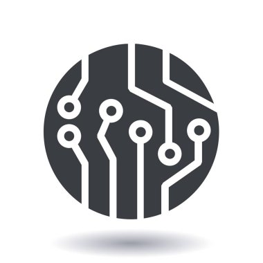 Mikroçip işareti simgesi.