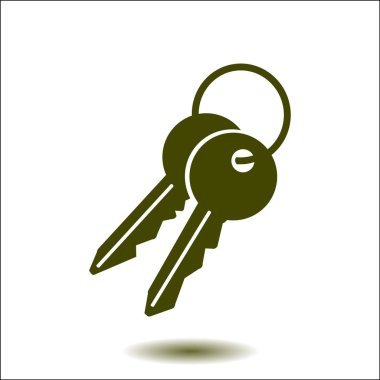 Kilit işareti simgesi.