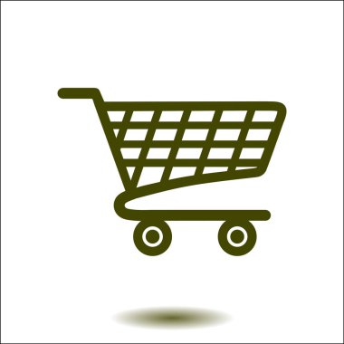 alışveriş grafik simgesi.