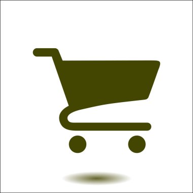 alışveriş grafik simgesi.