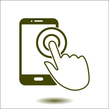 El işaretçi simgesi.