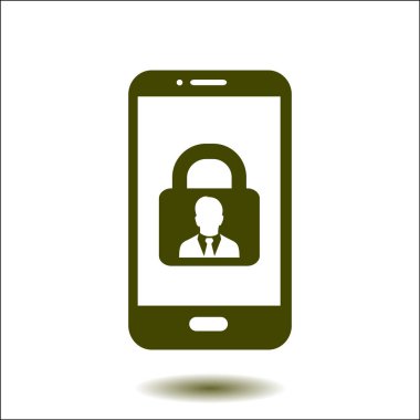 Kimlik işareti simgesi.