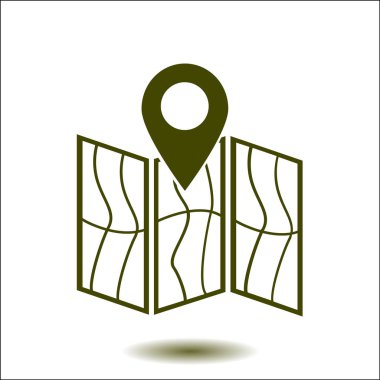 Haritacılık işareti simgesi.