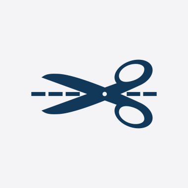 Makas işareti simgesi.