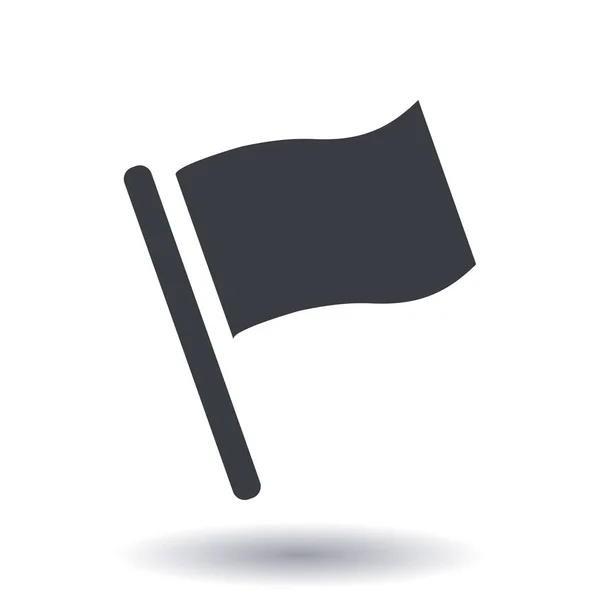 Flag pointer sign icon. — Stock Vector